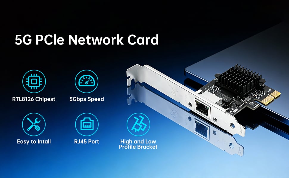 5Gb Base-T Network Card RTL8126