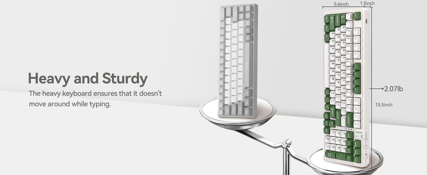 AUSDOM 98Pro Silent Mechanical Keyboard