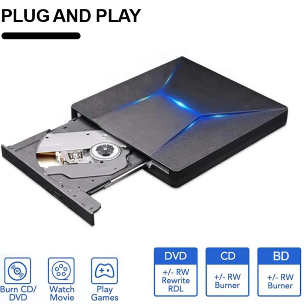 Our external Blu-ray drive are comes with a larger storage capacity and faster reading and recording