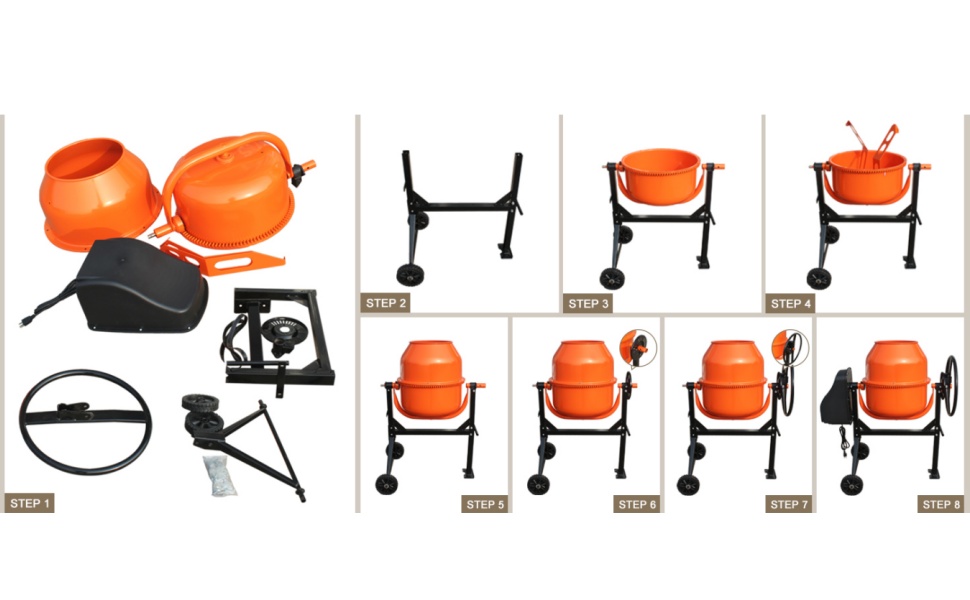 Electric Cement Mixer Machine