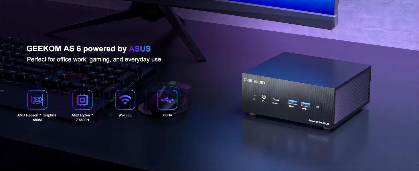 GEEKOM and ASUS Announces the AS6 Mini PC