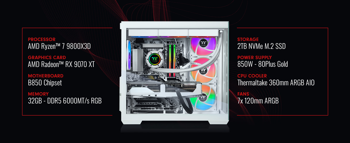 Thermaltake NE 9897X-V380S Gaming Desktop PC
