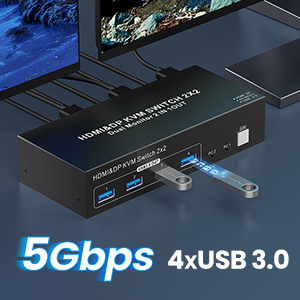 Note: to achieve 4K resolutions input &amp;output, both computers and HDMl cables must support 4K@60Hz.