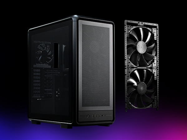 Cooler Master MasterFrame 500 Mesh Black ATX Mid-Tower PC Case