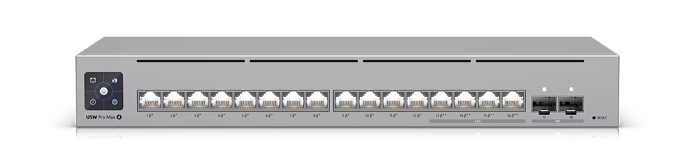Ubiquiti Pro Max 16 PoE 16-port Layer 3 PoE Switch