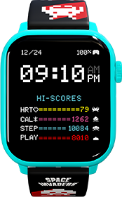 Space Invaders Retro Gaming Smart Watch