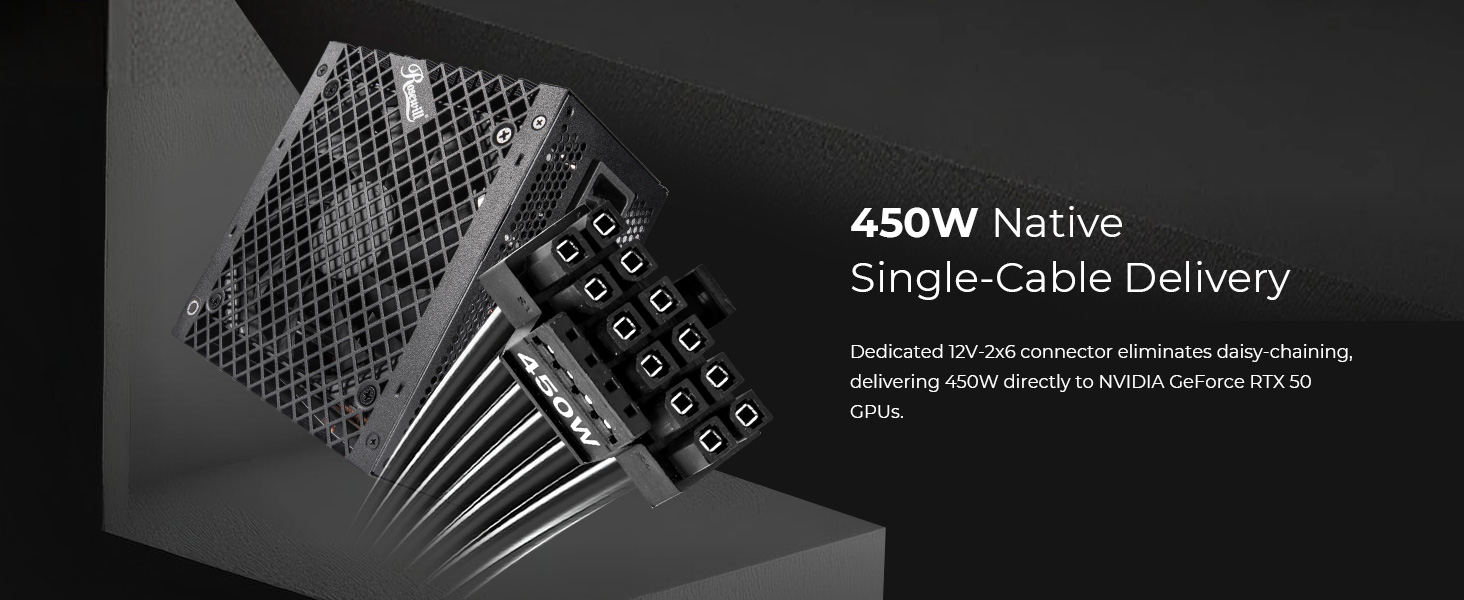 450W Native Single-Cable Delivery