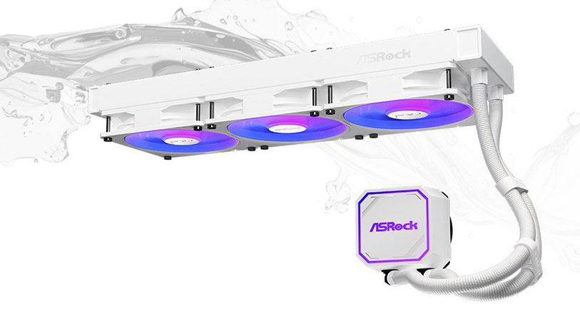 ASRock AIO PRO White 360 ARGB Liquid Cooler