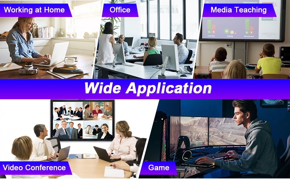 3 Monitor KVM Support 2 Switching Modes      Quickly switch between the 2 computers with just one c