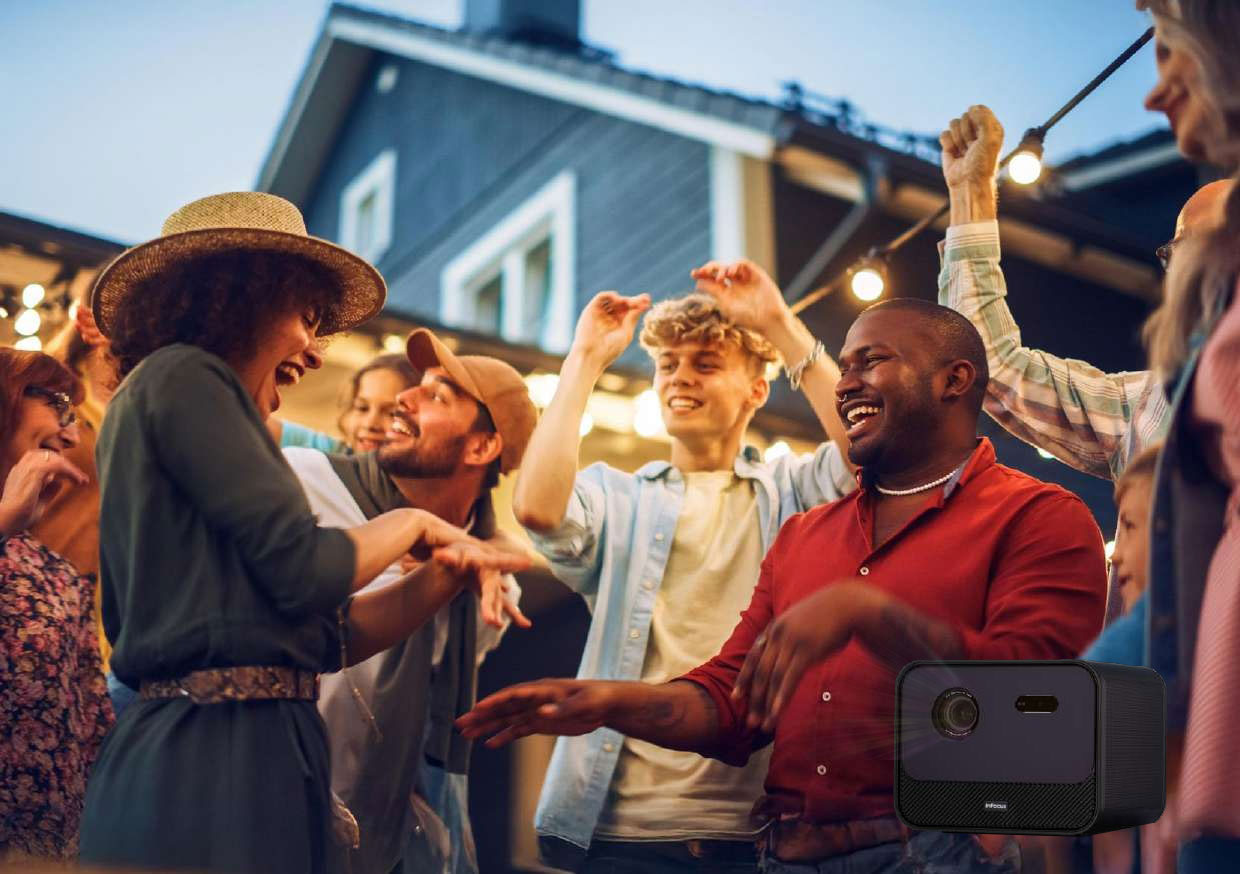 InFocus IN3028SL Crusader Grandmaster Without Stand Home Theatre projector