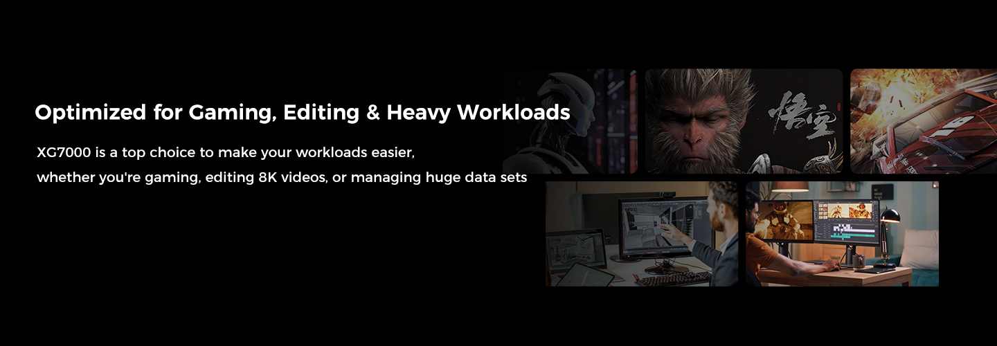 Optimized for Gaming, Editing & Heavy Workloads