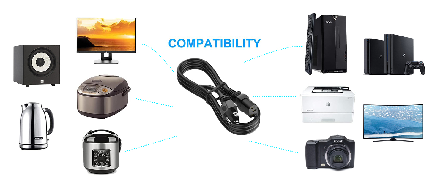 High Voltage  High Current Power Cord