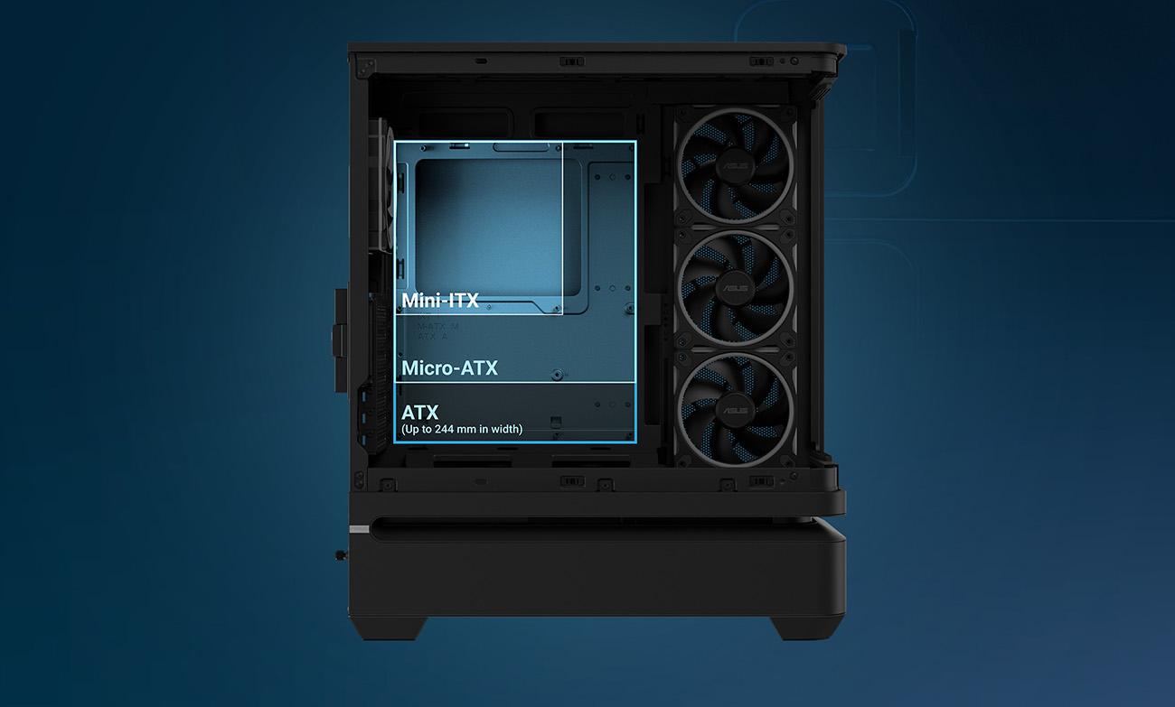 ASUS Prime AP304 ARGB ATX PC Gaming Case