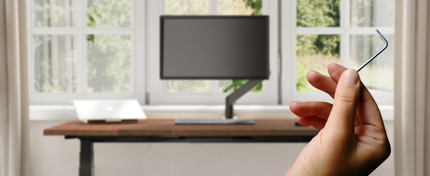 dual motor sit stand desk, solid rubberwood standing desk, electric ergonomic workstation