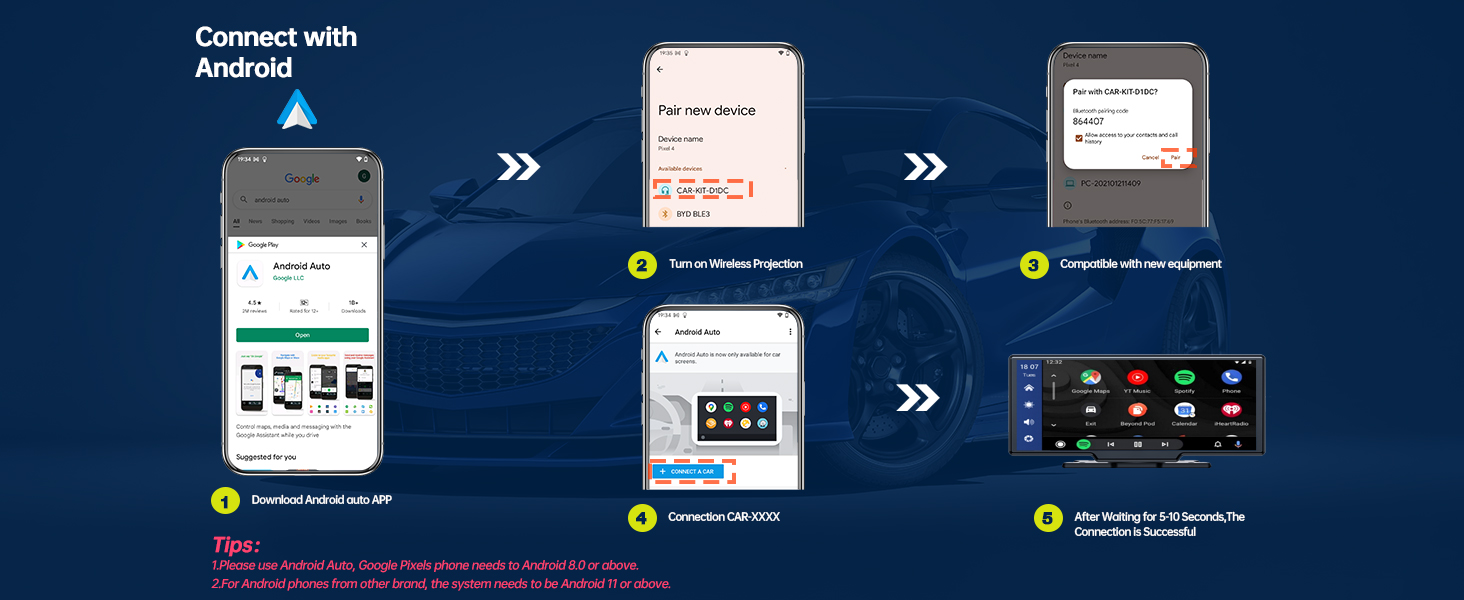 Connect to Android Auto