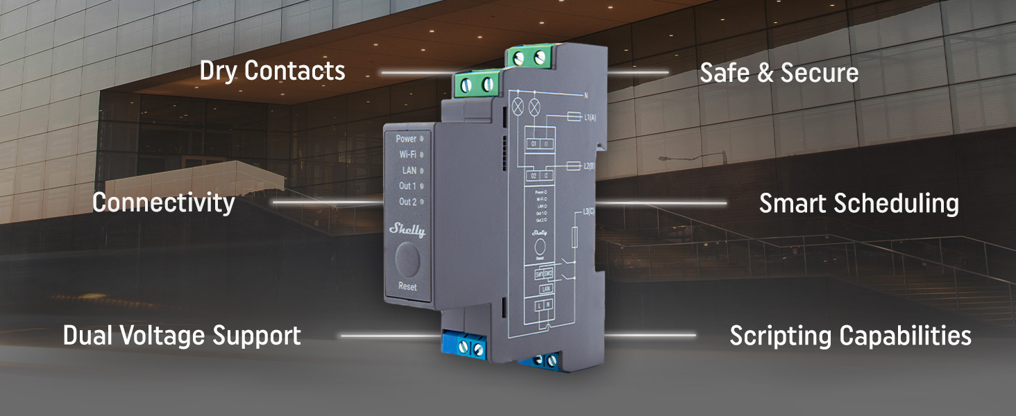 Shelly Pro 2 - Product Features