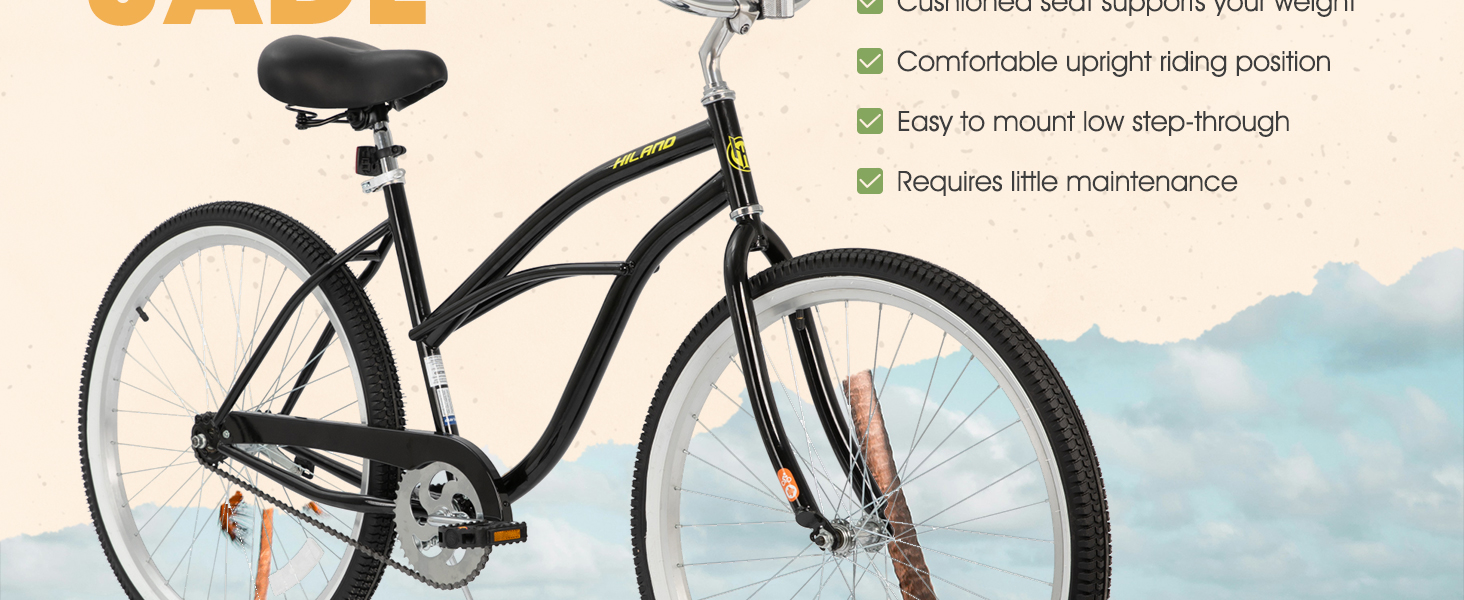 beach cruiser bike for women commuter bike