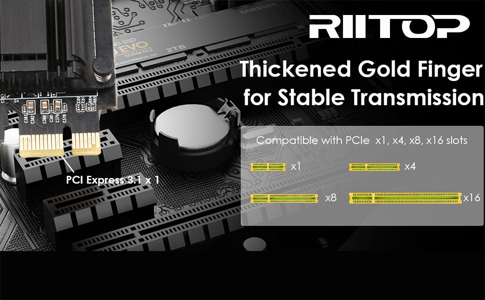 PCIE to 5GB RJ45 Network card adapter