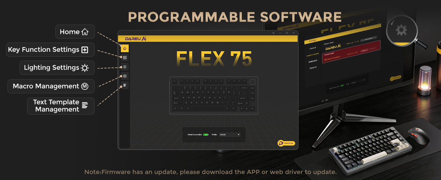 DAREU FLEX75 Wireless Mechanical Keyboard
