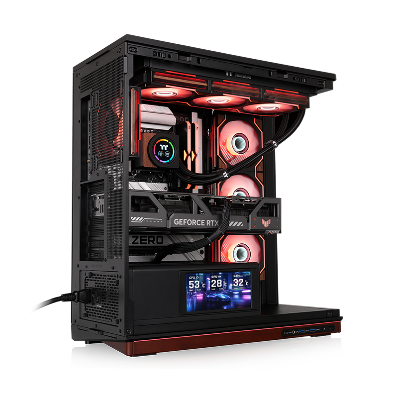 Thermaltake Stage 500 TG ARGB Mid Tower Chassis - Black