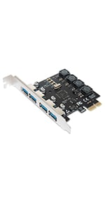 4 Port USB 3.0 PCIe Expansion Card