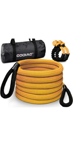 GODIAG Tow Rope 20ft Yellow