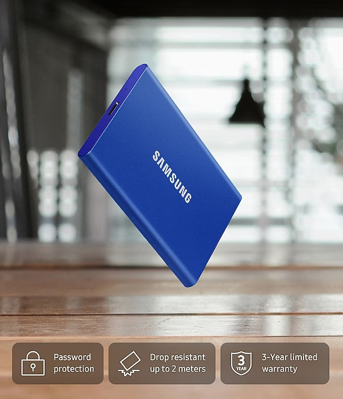 Samsung Portable SSD T7 USB 3.2 Gen 2
