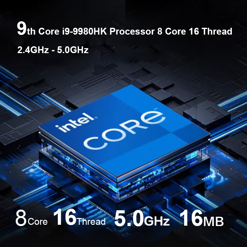 Intel NUC 9 NUC9i9QNX Ghost Skull Canyon Core i9-9980H 16M Cache