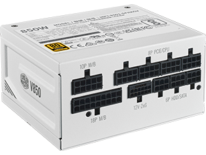 Cooler Master V850 SFX Gold 850W Fully Modular Power Supply White