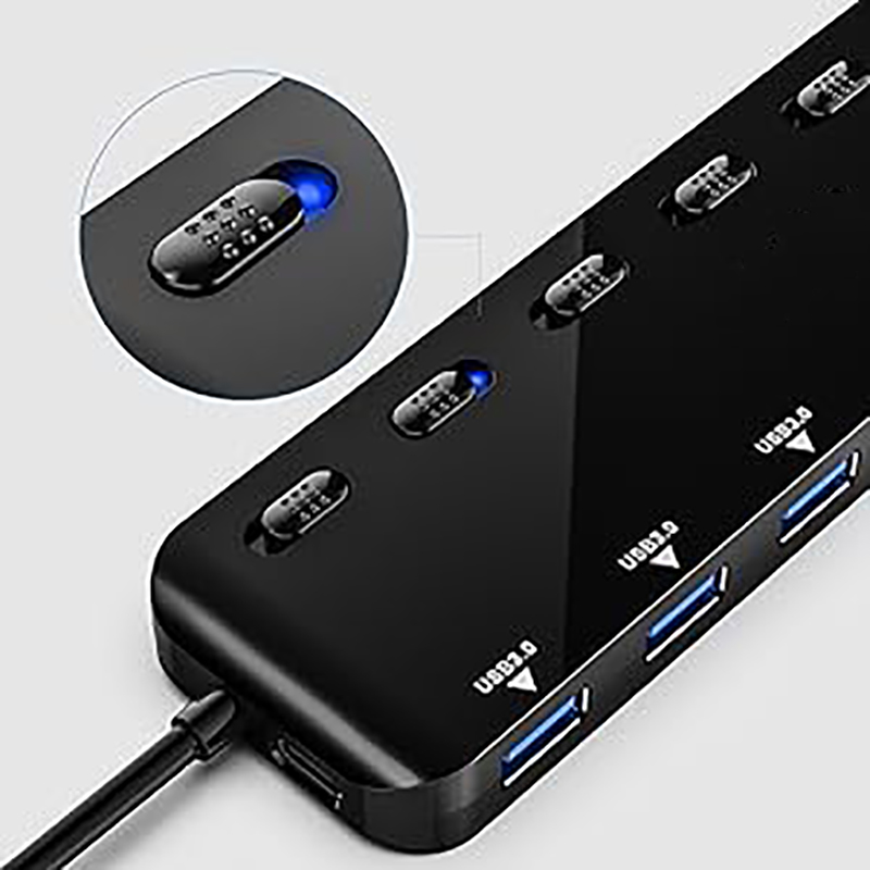 7 High-Speed USB 3.0 Ports (up to 5 Gbps)