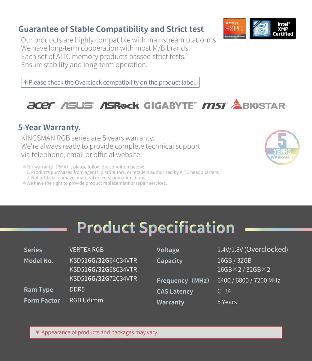 DDR5, RGB, 6000, 7200, 6800, UDIMM
