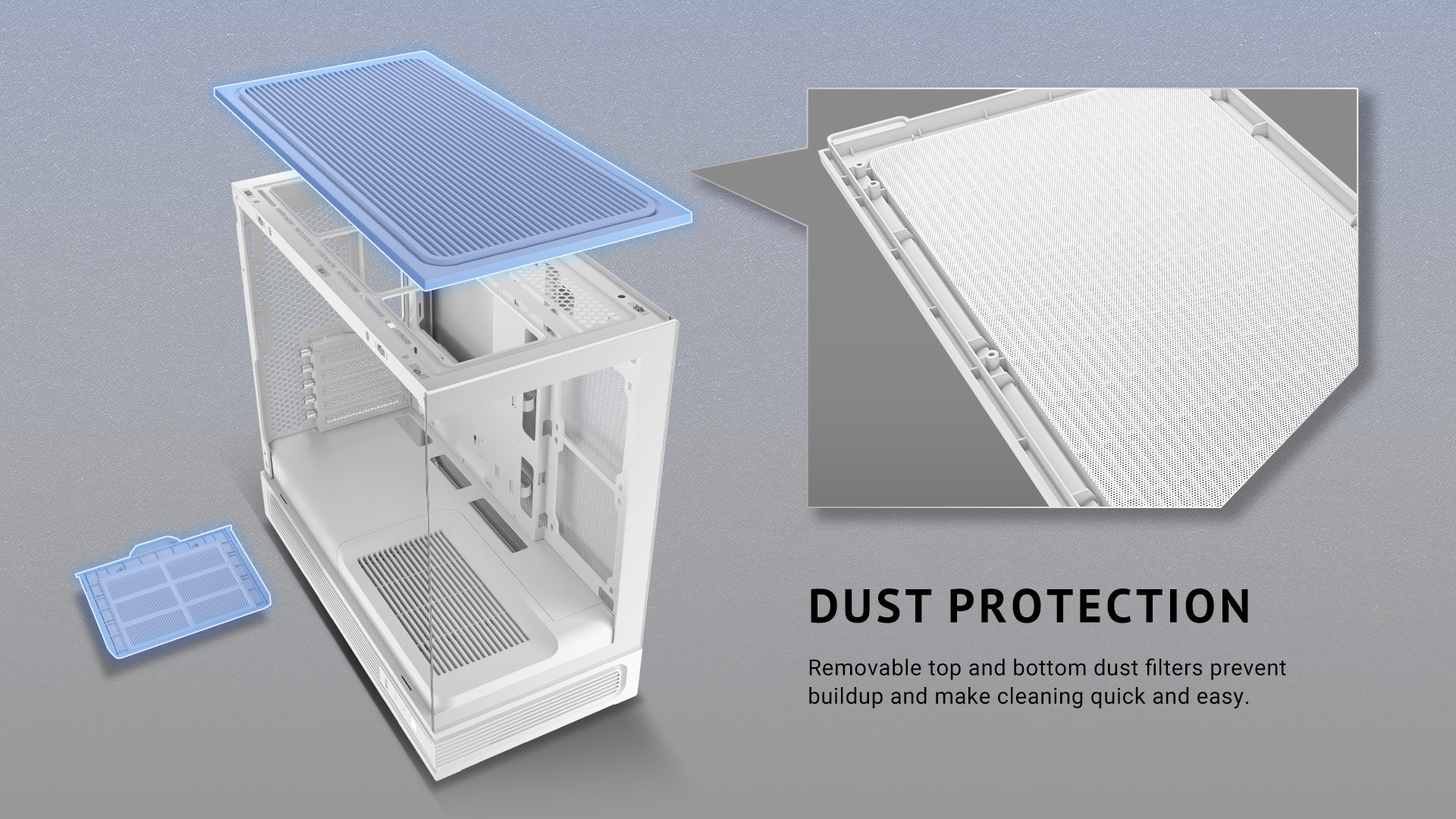 Antec C2M ARGB White Compact MicroATX Case