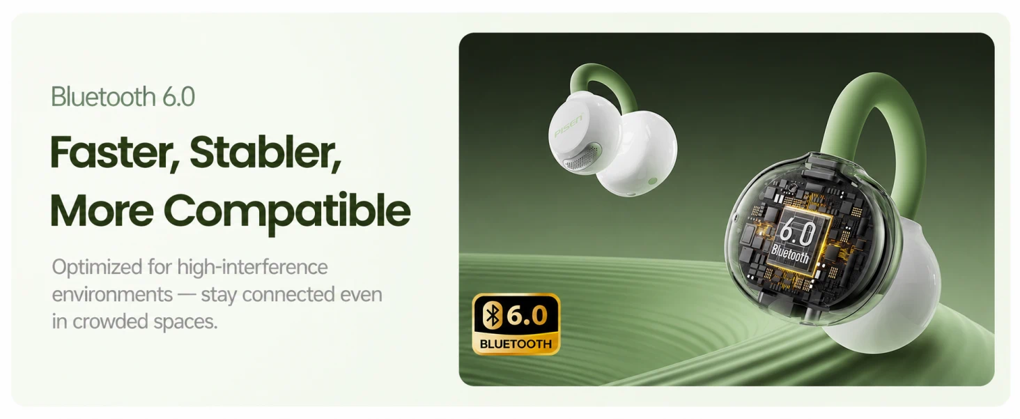 PISEN EHB-TW2 CloudFeather Open Ear Clip-On Earbuds