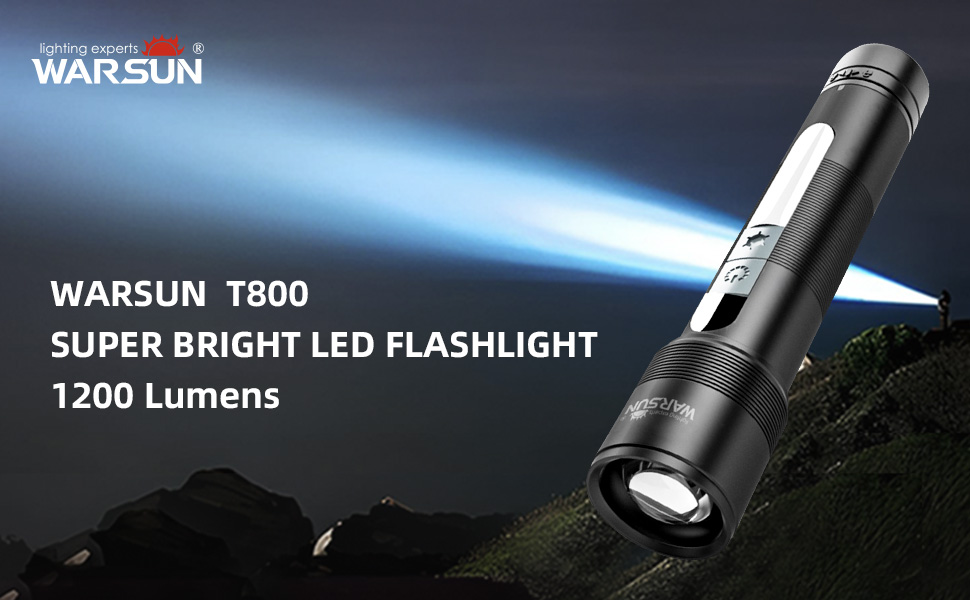 1200 Lumens SUPER BRIGHT LED FLASHLIGHT