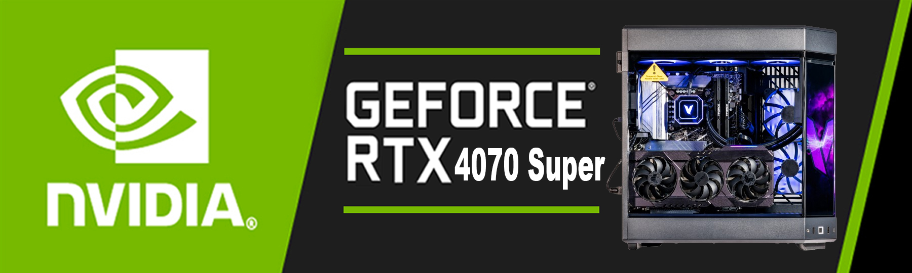 GeForce RTX 4070 SUPER 12GB, VR Ready 12GB GDDR6X PCIe 4.0 DLSS3
