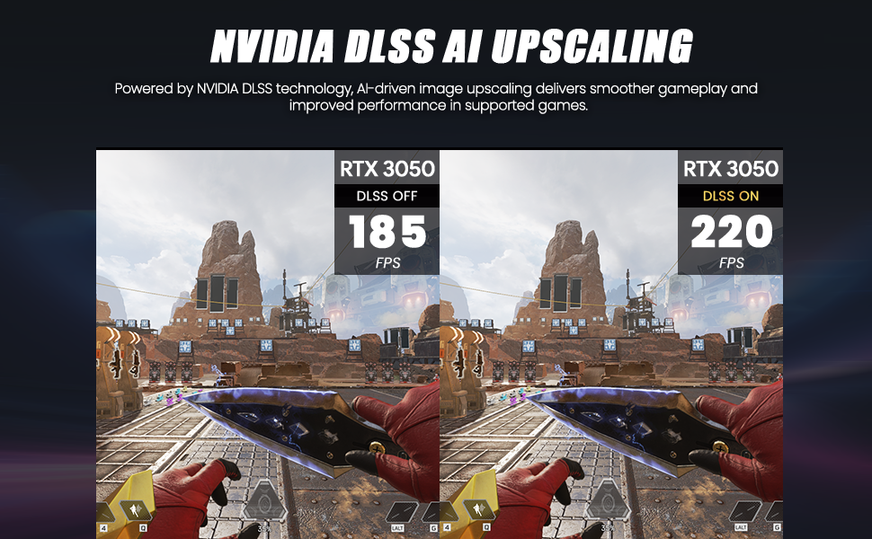 Suevery Gaming PC Desktop - Intel Core i5-12400F, NVIDIA RTX 3050 8GB, 16GB DDR4, 1TB NVMe SSD, WiF