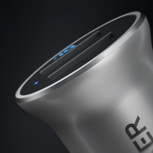 Car Charger Anker 24W Dual USB Compact Aluminum Alloy Design For