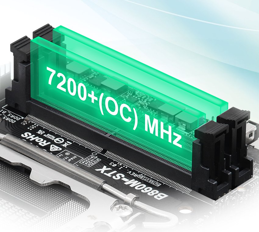 ASRock Deskmini B860W Intel Socket LGA1851 Black Barebone