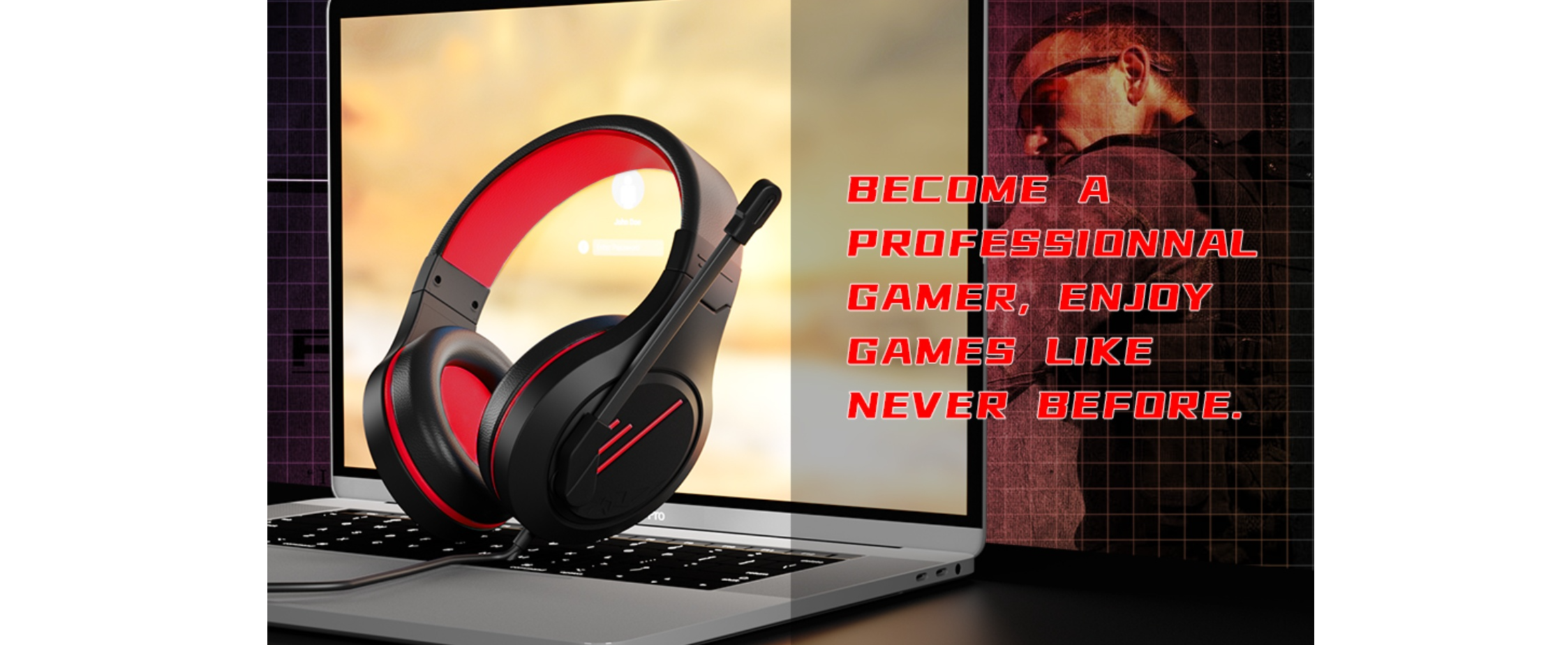INMISS MH601X, Gaming Headset & Laptop