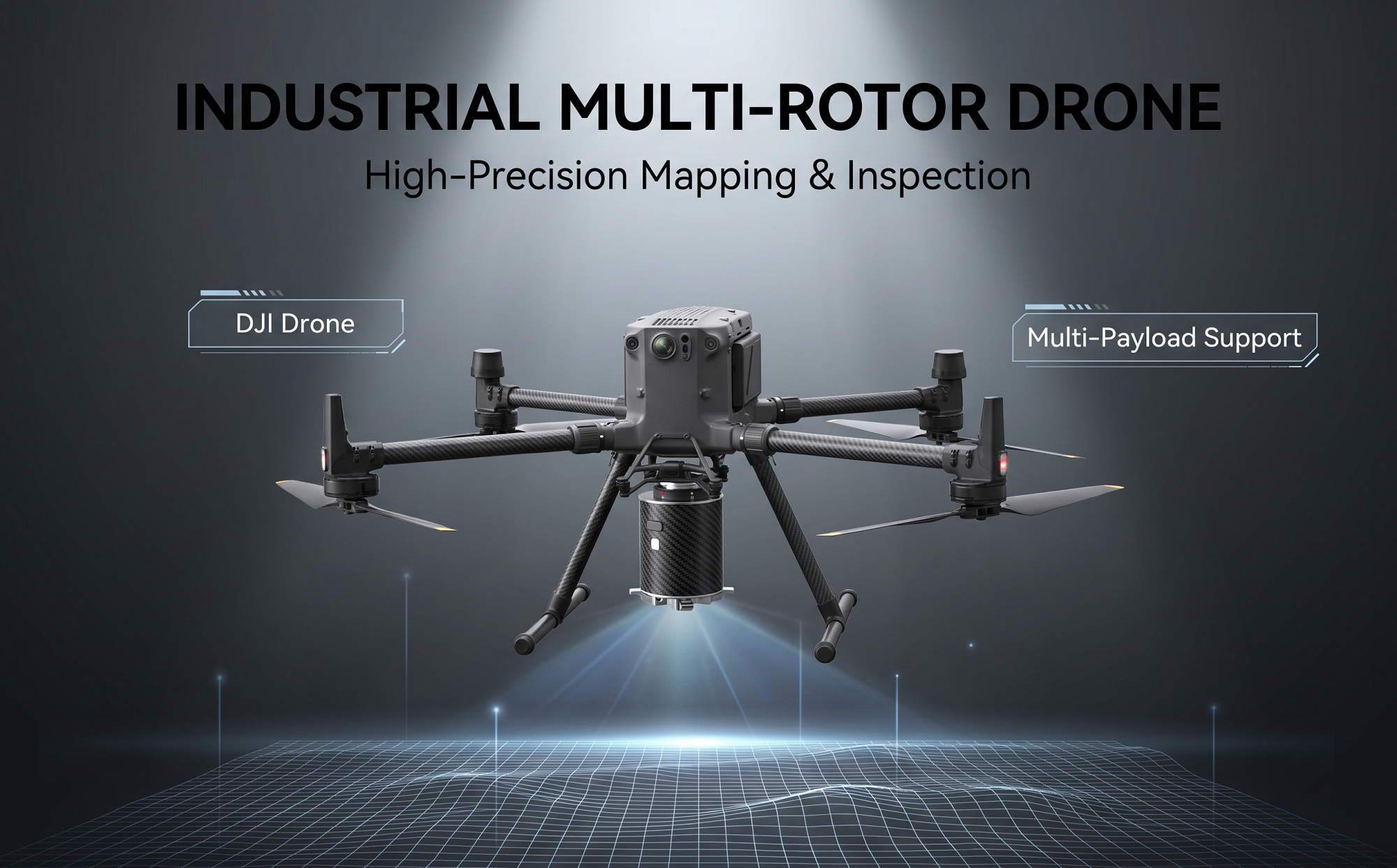Details of the DJI M400 Drone Thrower