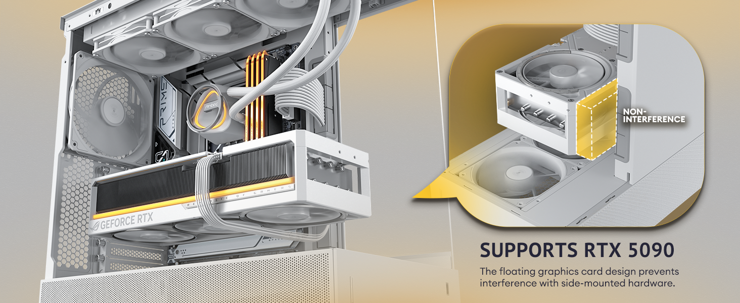Antec C6 Wood White Mid-Tower Case