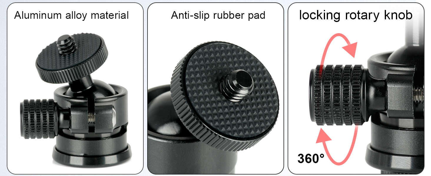 Mini Ball Head Tripod Head
