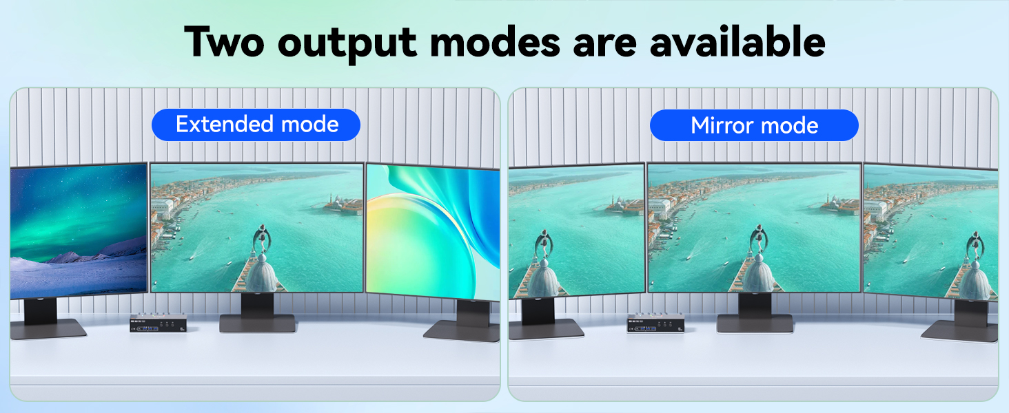 This triple monitor KVM switch lets you control 3 computers