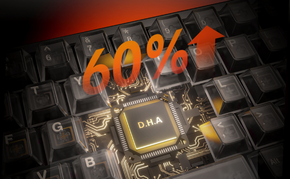 DAREU COOL68 65% Wired Gaming Keyboard