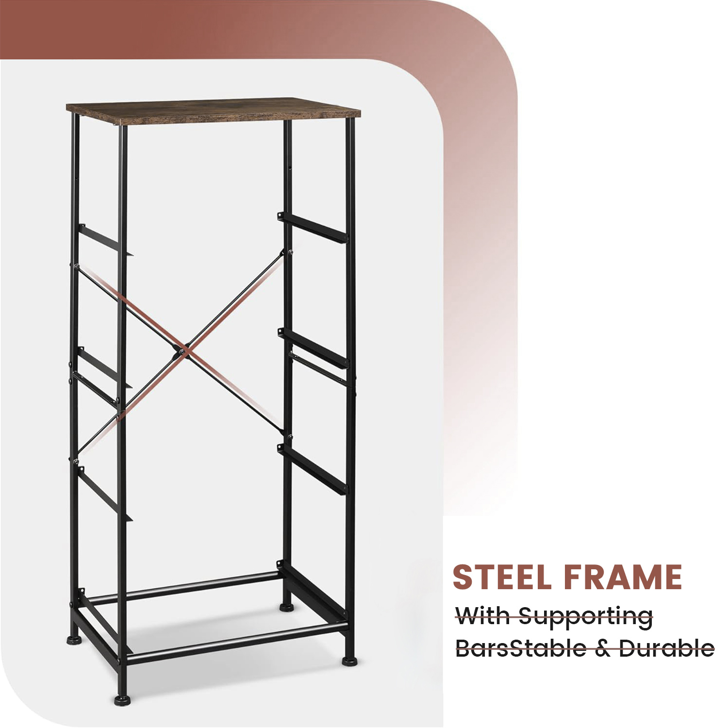 GTRACING 4-Drawer Dressers for Bedroom, Chest of Drawers with Fabric Bins, Modern Storage Organizer,