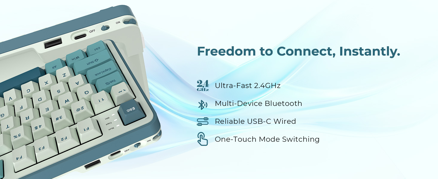 Rosewill Neon 96% Wireless Mechanical Keyboard