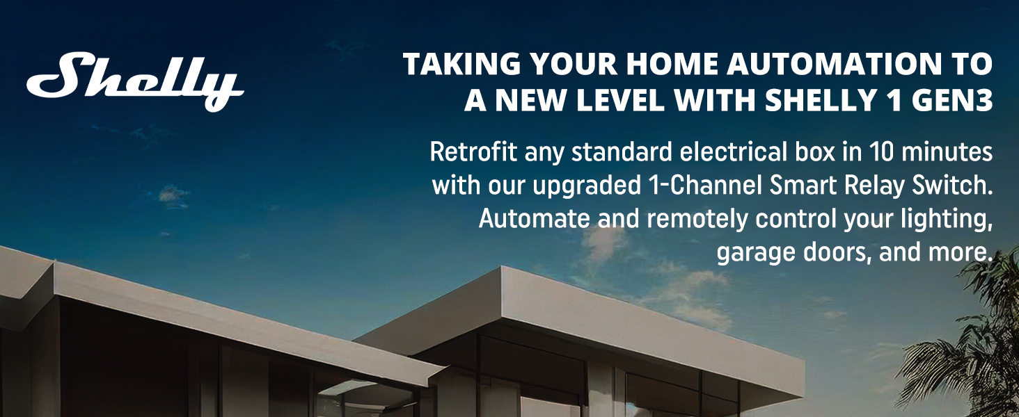 Shelly 1 Gen 3 - Home Automation