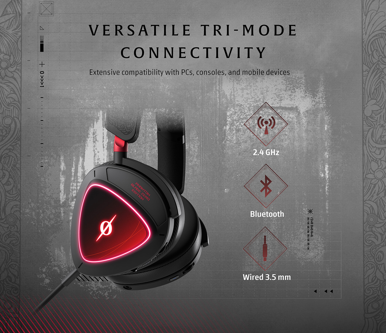 ASUS ROG Delta II Phantom Blade Zero Edition Gaming Headset