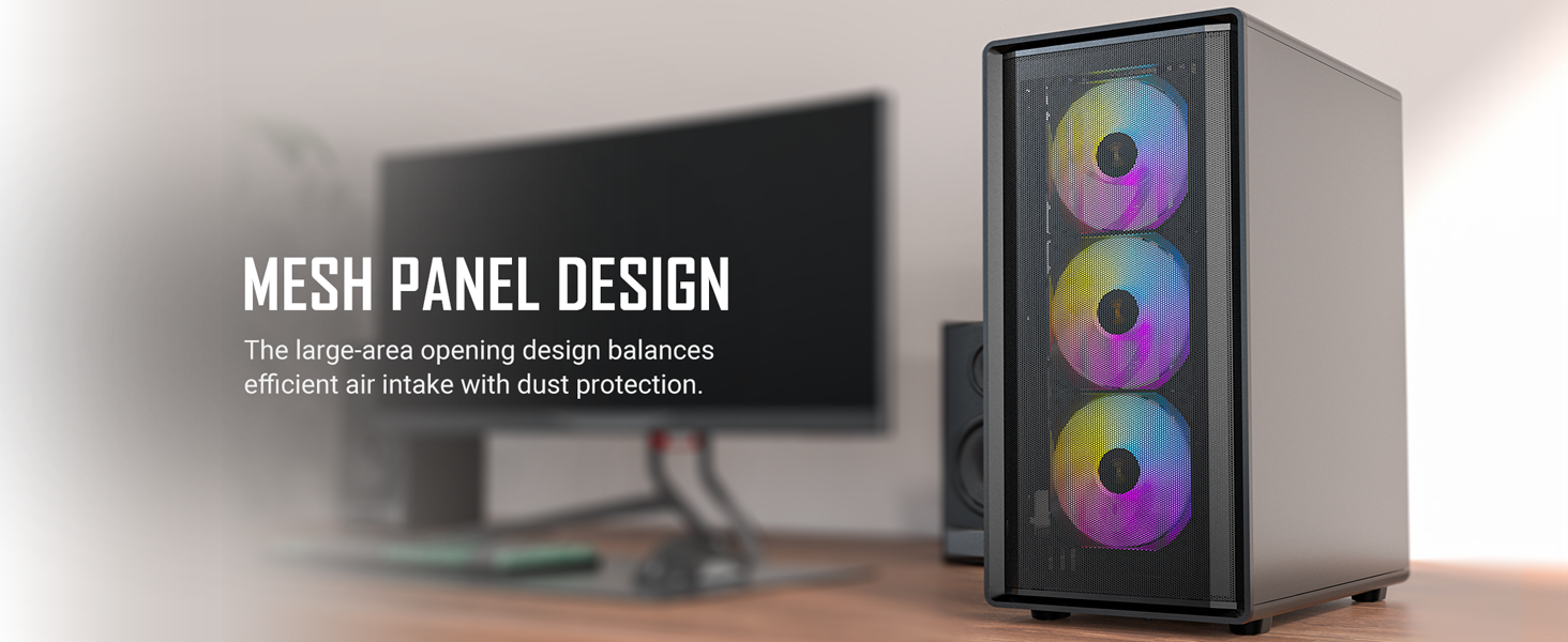 Antec P6 Neo ARGB Mid-Tower ATX PC Case