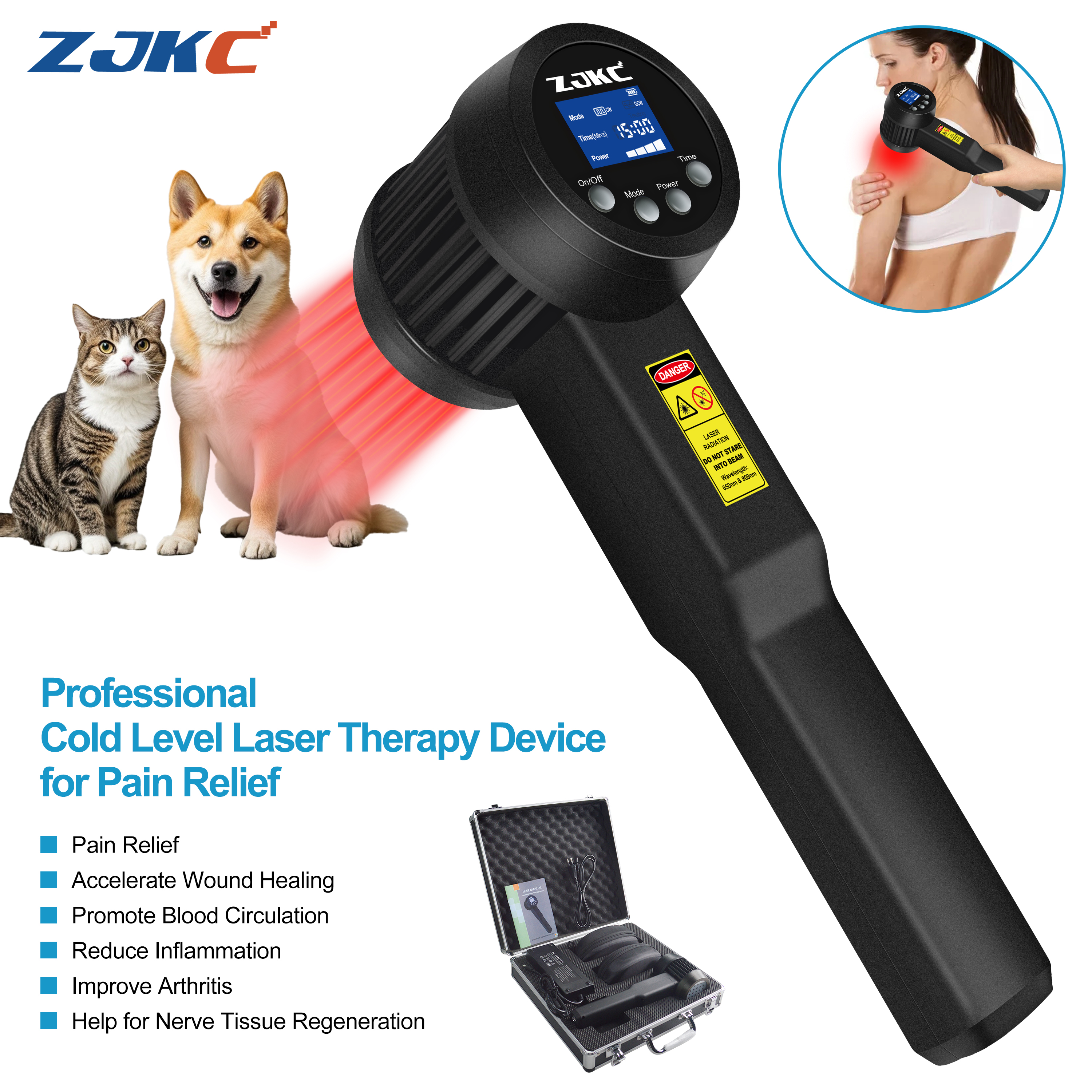 Cold Level Laser Therapy Device